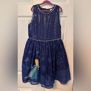 Girls Disney Fancy Elsa Party Dress